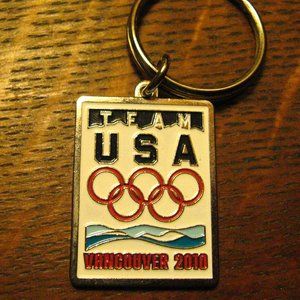 Vancouver 2010 Olympics Team USA Keyring